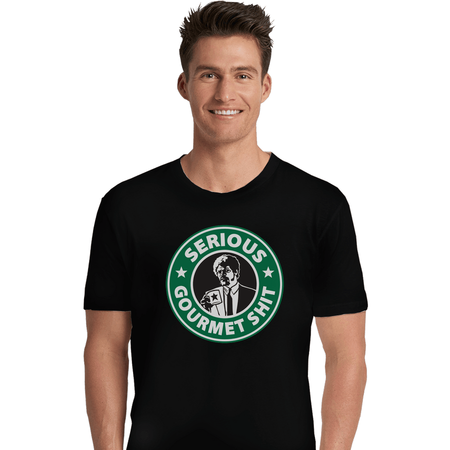 Shirts Premium Shirts, Unisex / Small / Black Serious Gourmet Coffee