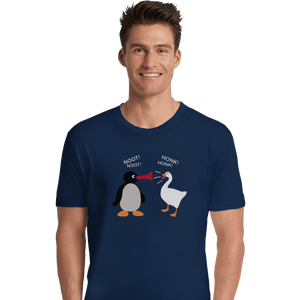 Shirts Premium Shirts, Unisex / Small / Navy Hoot Honk