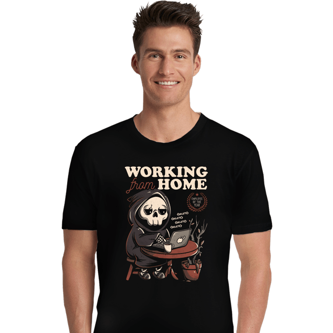 Shirts Premium Shirts, Unisex / Small / Black Working From Home
