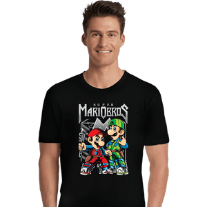 Daily_Deal_Shirts Premium Shirts, Unisex / Small / Black Super Metal Bros