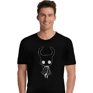 Shirts Premium Shirts, Unisex / Small / Black Hollow Sketch