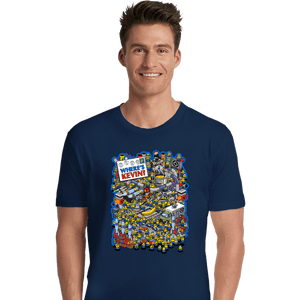 Secret_Shirts Premium Shirts, Unisex / Small / Navy Where's Kevin