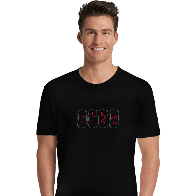 Shirts Premium Shirts, Unisex / Small / Black Alien Countdown