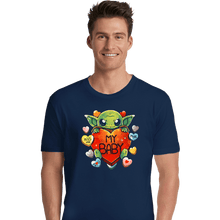 Load image into Gallery viewer, Daily_Deal_Shirts Premium Shirts, Unisex / Small / Navy Baby Valentine

