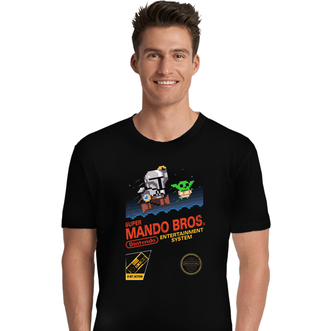 Daily_Deal_Shirts Premium Shirts, Unisex / Small / Black Super Mando Bros