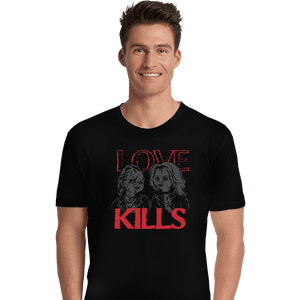 Shirts Premium Shirts, Unisex / Small / Black Love Kills
