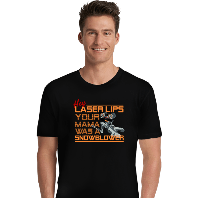 Secret_Shirts Premium Shirts, Unisex / Small / Black Hey, Laser Lips!