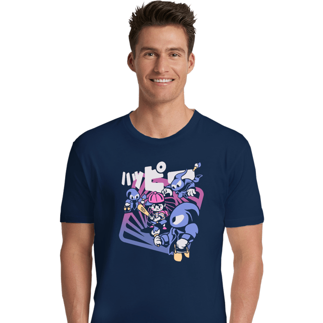 Secret_Shirts Premium Shirts, Unisex / Small / Navy Happy Attack