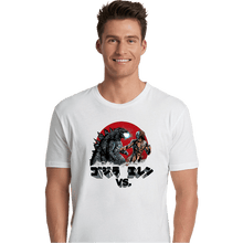 Load image into Gallery viewer, Shirts Premium Shirts, Unisex / Small / White Kaiju VS Titan
