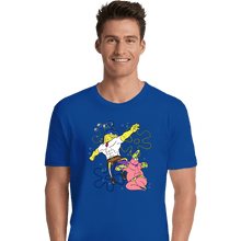 Load image into Gallery viewer, Daily_Deal_Shirts Premium Shirts, Unisex / Small / Royal Blue Sponge Knight Returns
