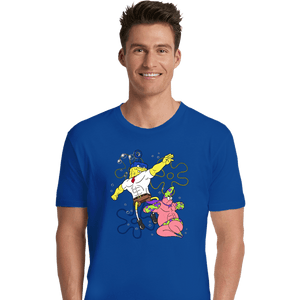 Daily_Deal_Shirts Premium Shirts, Unisex / Small / Royal Blue Sponge Knight Returns