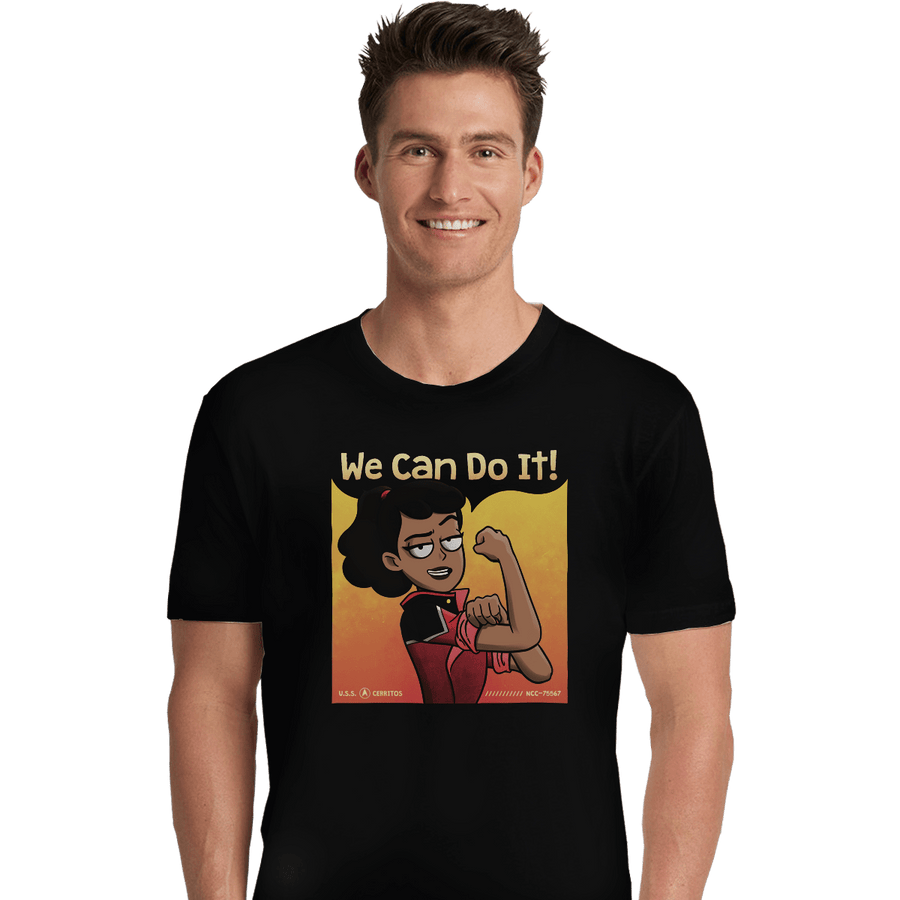 Shirts Premium Shirts, Unisex / Small / Black Lower Decks Can Do It