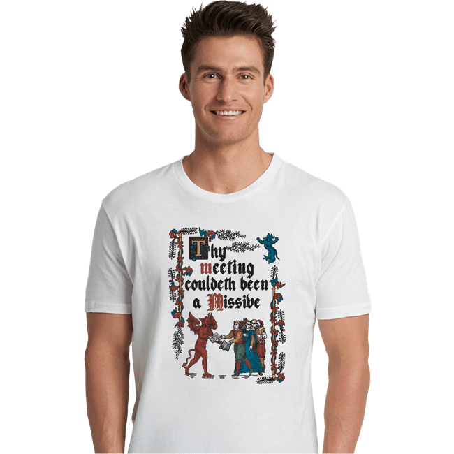 Daily_Deal_Shirts Premium Shirts, Unisex / Small / White Illuminated Email