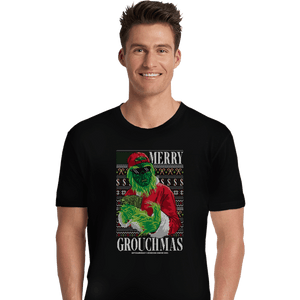 Daily_Deal_Shirts Premium Shirts, Unisex / Small / Black Merry Grouchmas Ugly Sweater