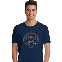 Load image into Gallery viewer, Shirts Premium Shirts, Unisex / Small / Navy Gamer Crest
