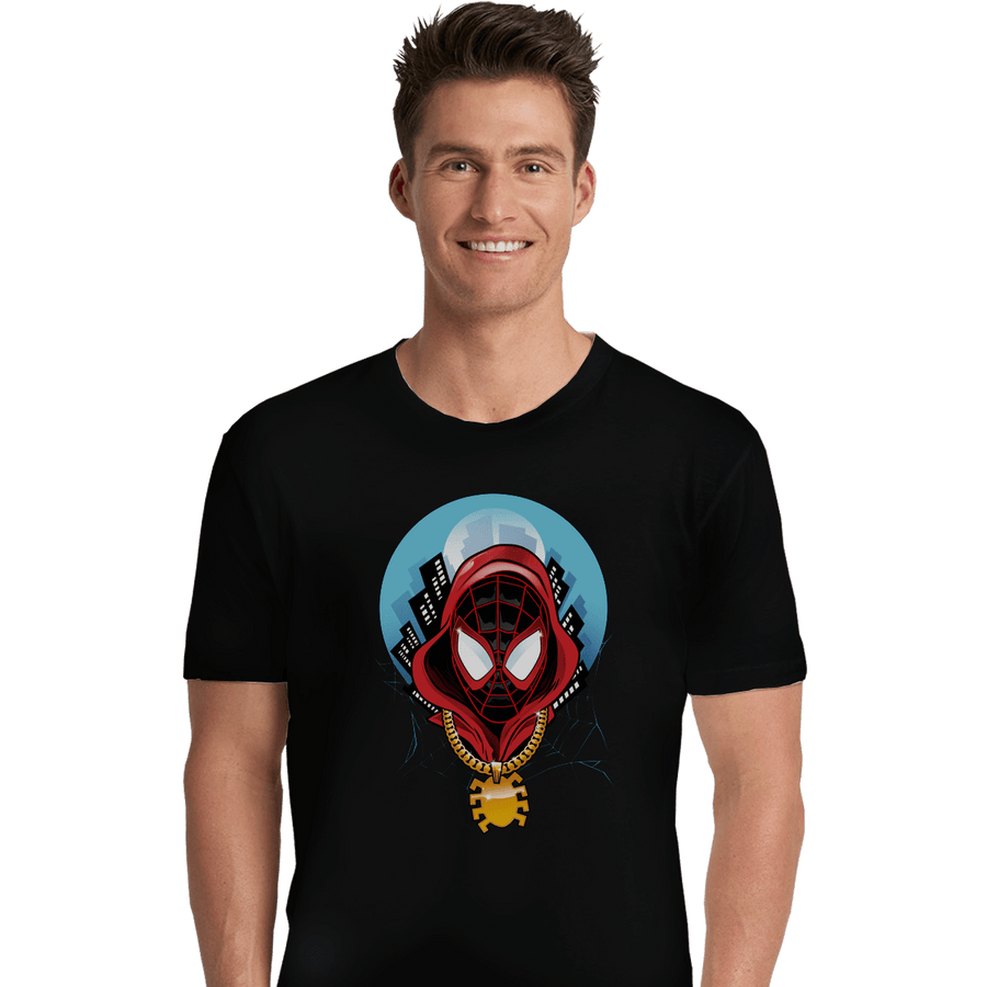 Shirts Premium Shirts, Unisex / Small / Black Spider Chain