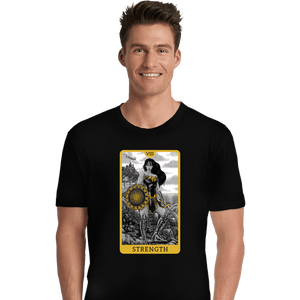 Daily_Deal_Shirts Premium Shirts, Unisex / Small / Black JL Tarot - Strength