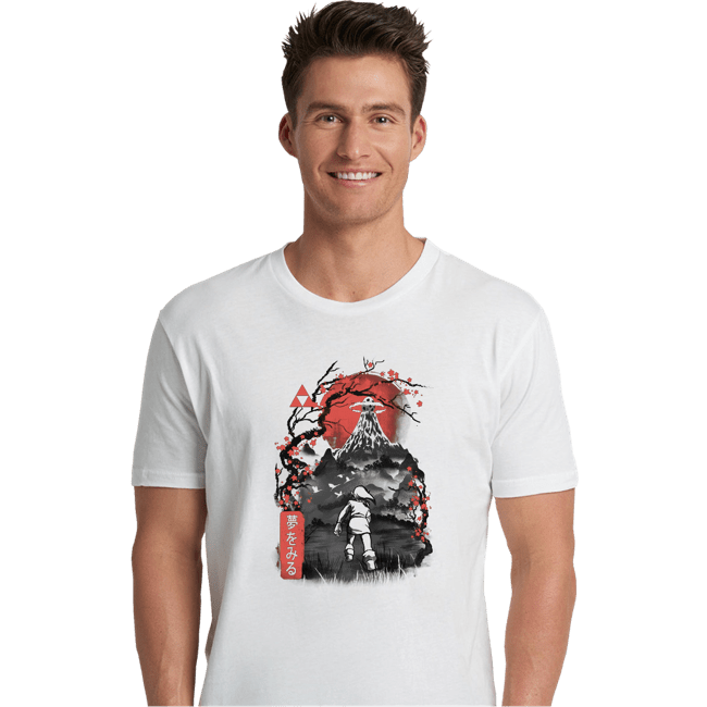 Daily_Deal_Shirts Premium Shirts, Unisex / Small / White Sumie Awakening