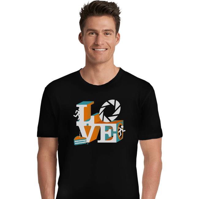 Shirts Premium Shirts, Unisex / Small / Black Love Portal