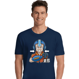 Shirts Premium Shirts, Unisex / Small / Navy Aang Man