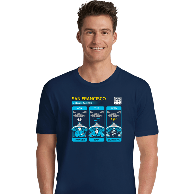 Secret_Shirts Premium Shirts, Unisex / Small / Navy Three Storms