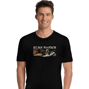 Shirts Premium Shirts, Unisex / Small / Black Scar Raider