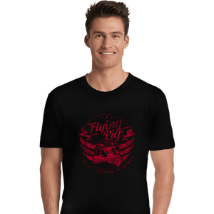 Shirts Premium Shirts, Unisex / Small / Black Flying Pig