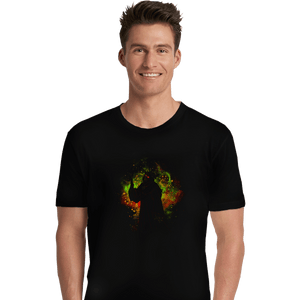 Shirts Premium Shirts, Unisex / Small / Black Horned King Art