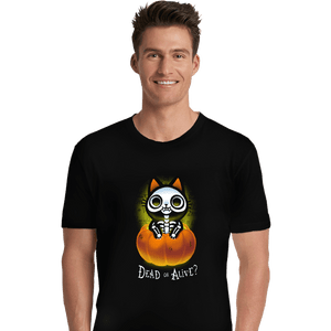 Daily_Deal_Shirts Premium Shirts, Unisex / Small / Black Schrodinger Halloween
