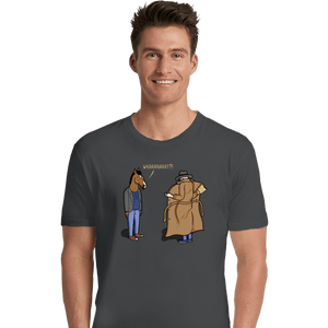 Shirts Premium Shirts, Unisex / Small / Charcoal Trench Coat