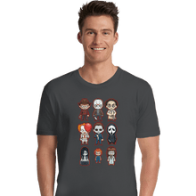 Load image into Gallery viewer, Daily_Deal_Shirts Premium Shirts, Unisex / Small / Charcoal Chibi Horror
