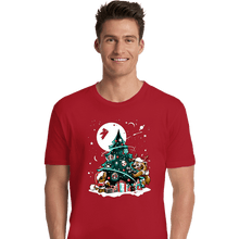 Load image into Gallery viewer, Daily_Deal_Shirts Premium Shirts, Unisex / Small / Red Galaxy Christmas
