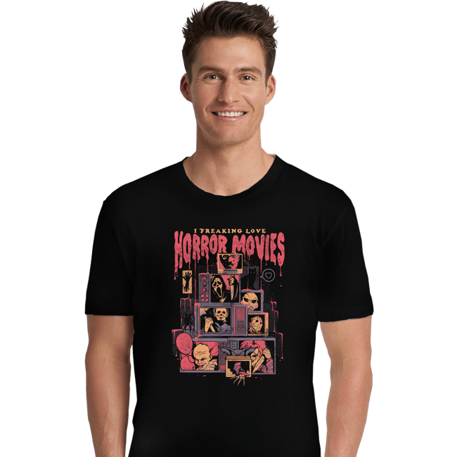 Shirts Premium Shirts, Unisex / Small / Black Horror Movies
