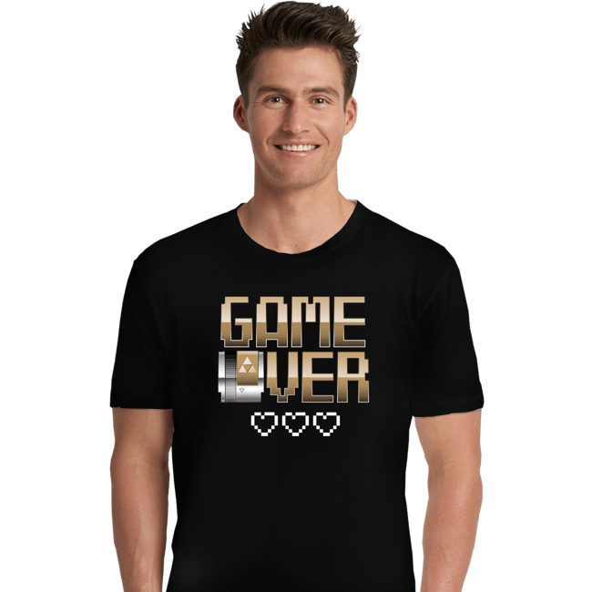 Shirts Premium Shirts, Unisex / Small / Black Game Over