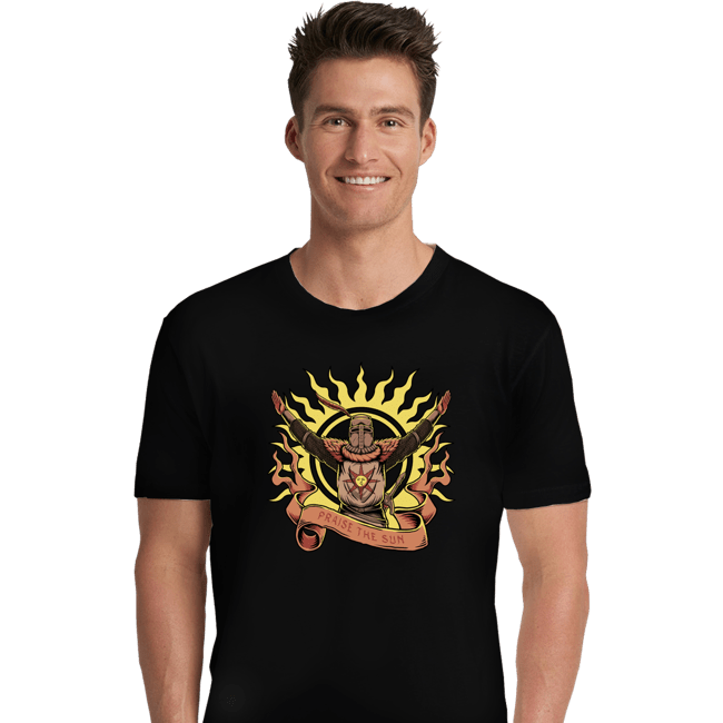 Daily_Deal_Shirts Premium Shirts, Unisex / Small / Black Praise The Sun!
