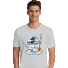 Load image into Gallery viewer, Shirts Premium Shirts, Unisex / Small / White The Great Kanagawa Tea
