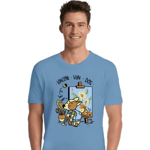 Daily_Deal_Shirts Premium Shirts, Unisex / Small / Powder Blue Vincent Van Dog