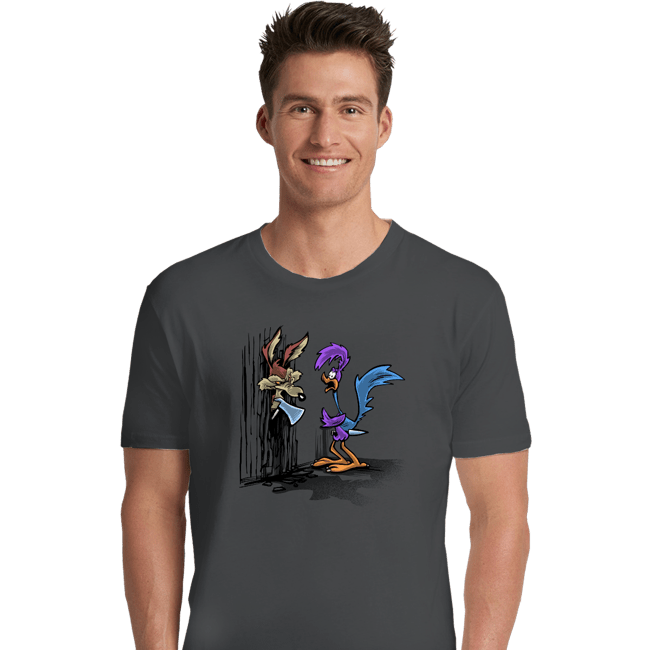 Secret_Shirts Premium Shirts, Unisex / Small / Charcoal The Shining Cartoon
