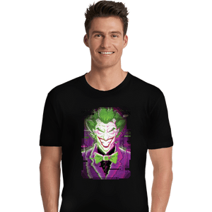 Daily_Deal_Shirts Premium Shirts, Unisex / Small / Black Glitch Joker