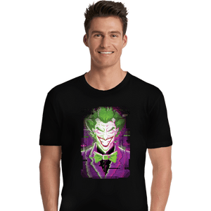 Daily_Deal_Shirts Premium Shirts, Unisex / Small / Black Glitch Joker
