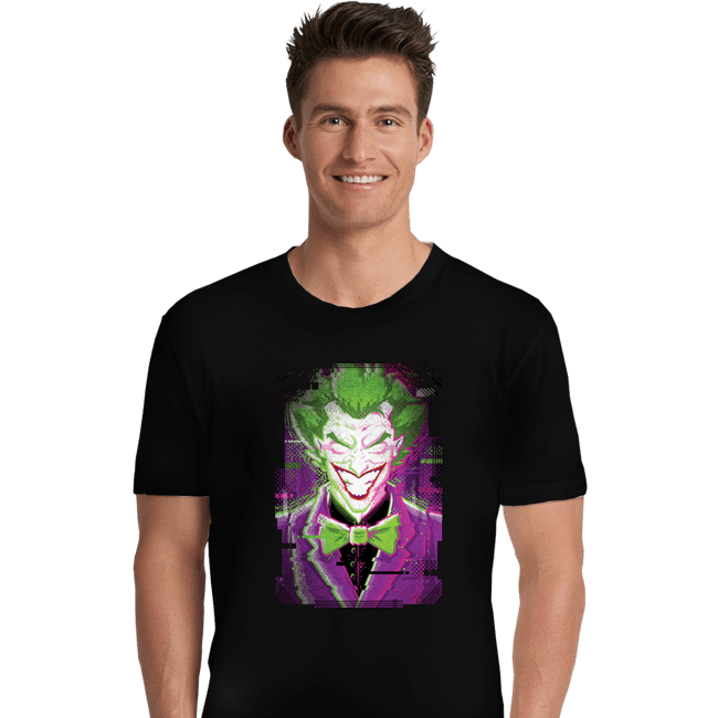 Daily_Deal_Shirts Premium Shirts, Unisex / Small / Black Glitch Joker