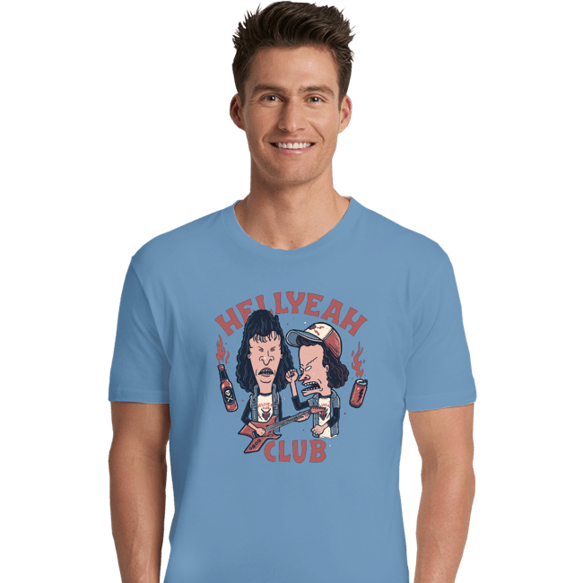 Daily_Deal_Shirts Premium Shirts, Unisex / Small / Powder Blue Hellyeah Club
