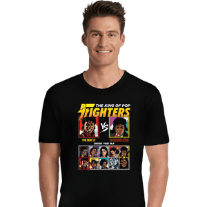 Shirts Premium Shirts, Unisex / Small / Black King Of Pop Fighters