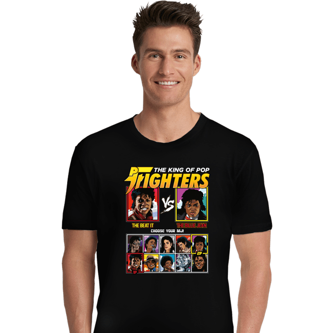 Shirts Premium Shirts, Unisex / Small / Black King Of Pop Fighters