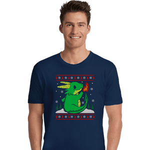 Shirts Premium Shirts, Unisex / Small / Navy Ugly Dragon Christmas