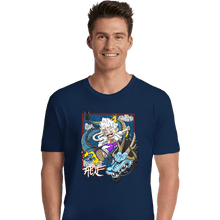 Load image into Gallery viewer, Secret_Shirts Premium Shirts, Unisex / Small / Navy Dragon Fight
