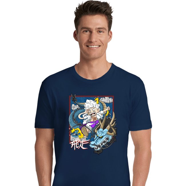 Secret_Shirts Premium Shirts, Unisex / Small / Navy Dragon Fight