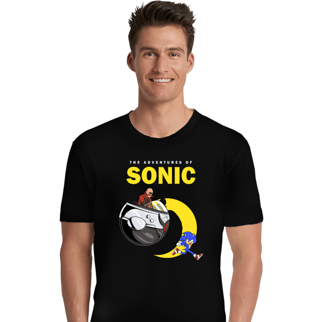 Secret_Shirts Premium Shirts, Unisex / Small / Black Adventures Of Sonic