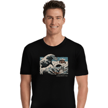 Load image into Gallery viewer, Shirts Premium Shirts, Unisex / Small / Black The Great Wave Of Spirits
