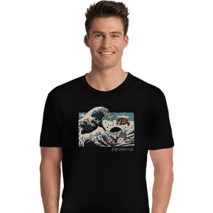 Shirts Premium Shirts, Unisex / Small / Black The Great Wave Of Spirits